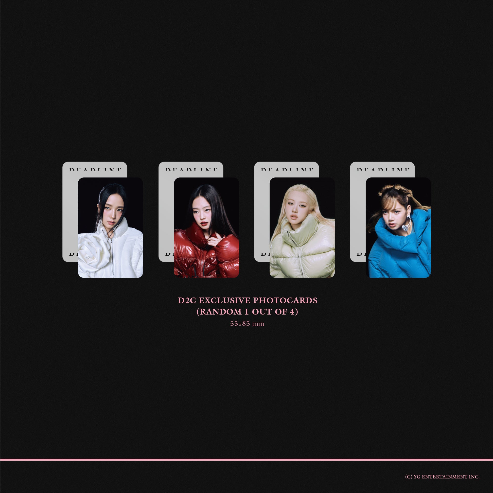 BLACKPINK 3rd MINI ALBUM [DEADLINE] BLACK Ver. - D2C Exclusive